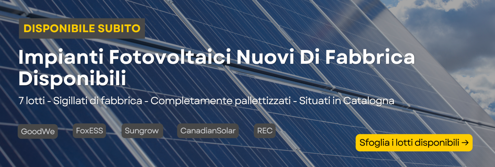 Asset fotovoltaici, inverter e materiale elettrico - Tribunale commerciale n. 2 di Girona